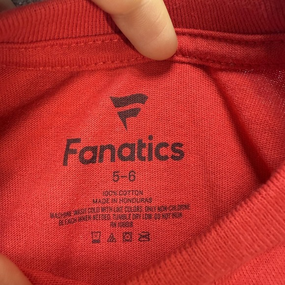 Kansas City Chiefs Shirt Youth 5-6 Red NFL Football Super Bowl LIV Trophy - Picture 3 of 6